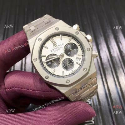 Audemars Piguet Royal Oak Sand Case White Dial Watches 44mm